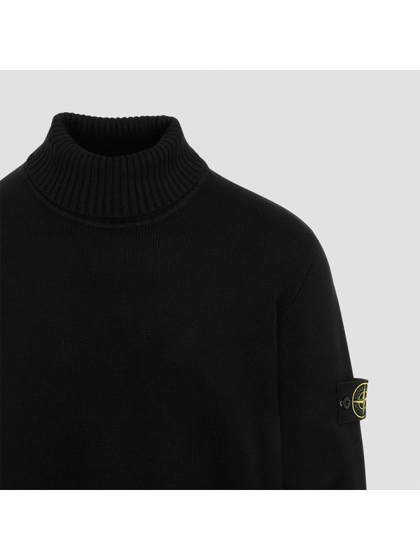 Wappen Patch High Neck Knit