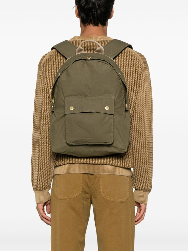 Transport Pocket Cotton Backpack