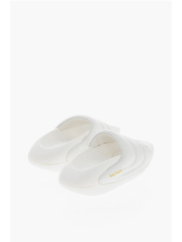 Balmain White Slides
