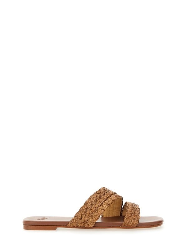 Castañer Brown Slides