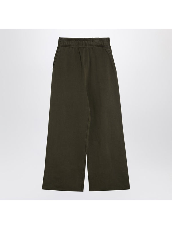 Banding Wide Cotton Pants