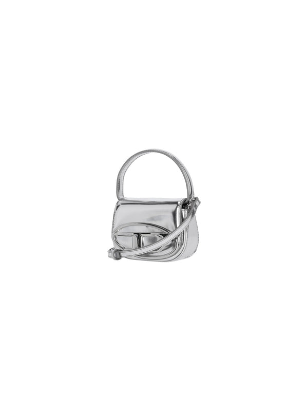 1dr Logo Metallic Leather Micro Bag