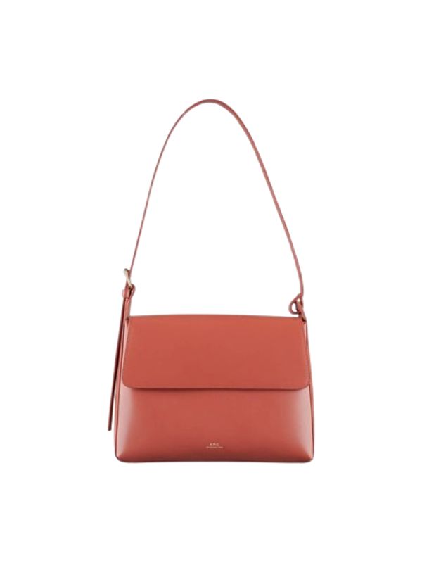 Virginie Flap Leather Shoulder Bag