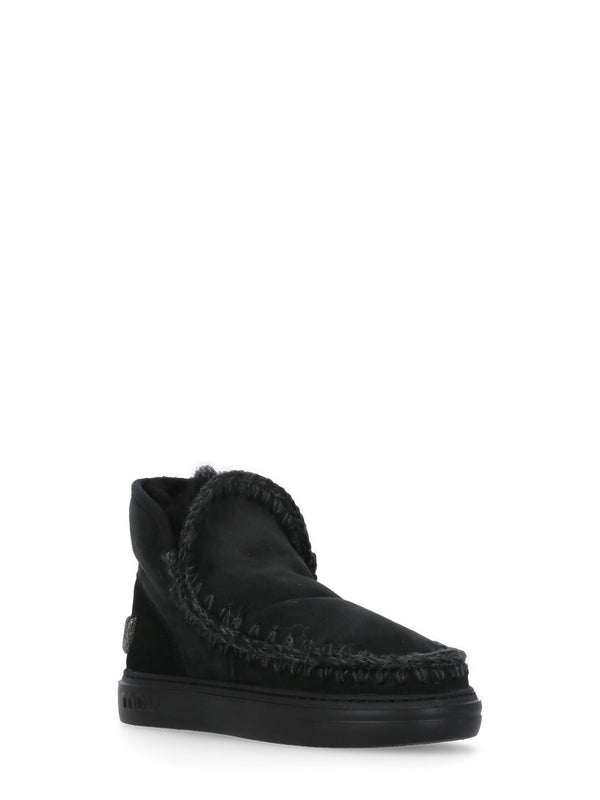 Eskimo Glitter Logo Ankle Boots