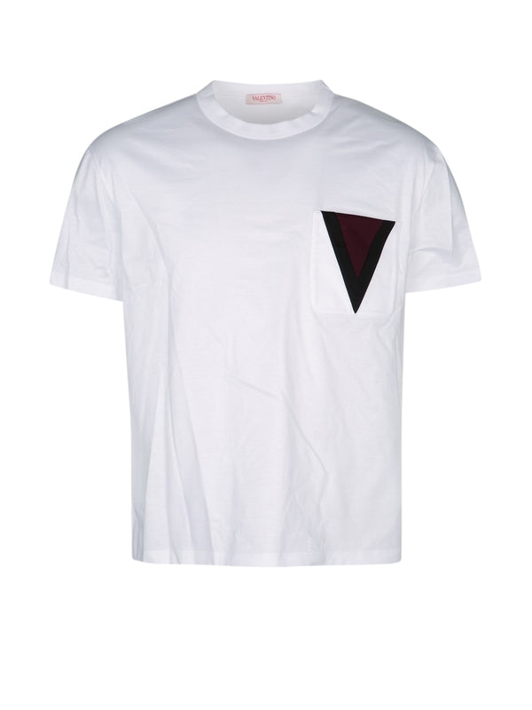 Valentino White Short Sleeve T-Shirt