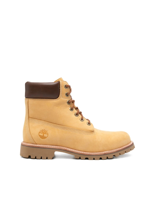 Timberland Beige Lace-Up Boots