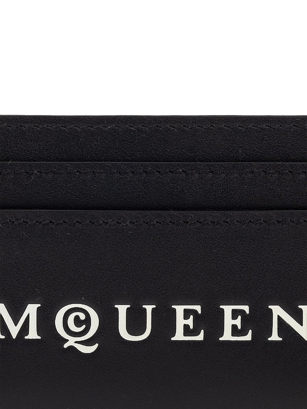 Alexander Mcqueen Black Card Holders