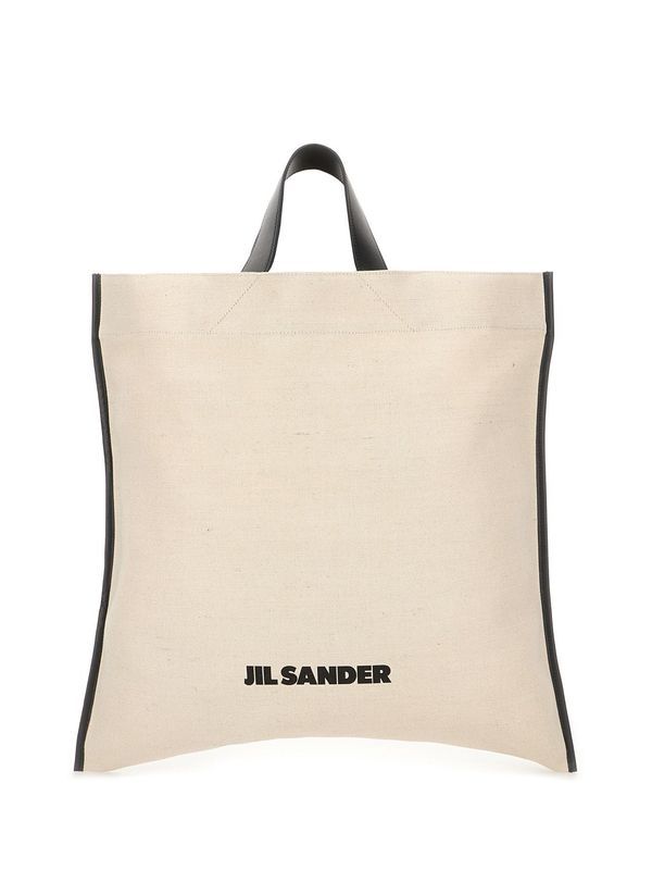 Flat Logo Canvas Tote Bag