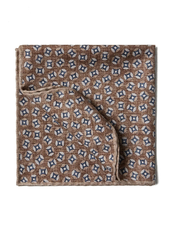 Allover Pattern Silk Scarf