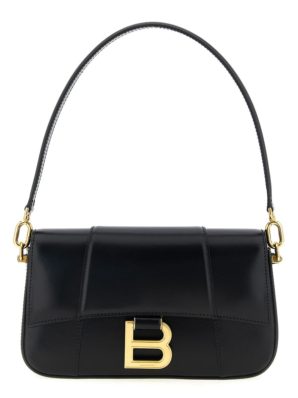 Balenciaga Hourglass Small Black Crossbody & Shoulder Bags