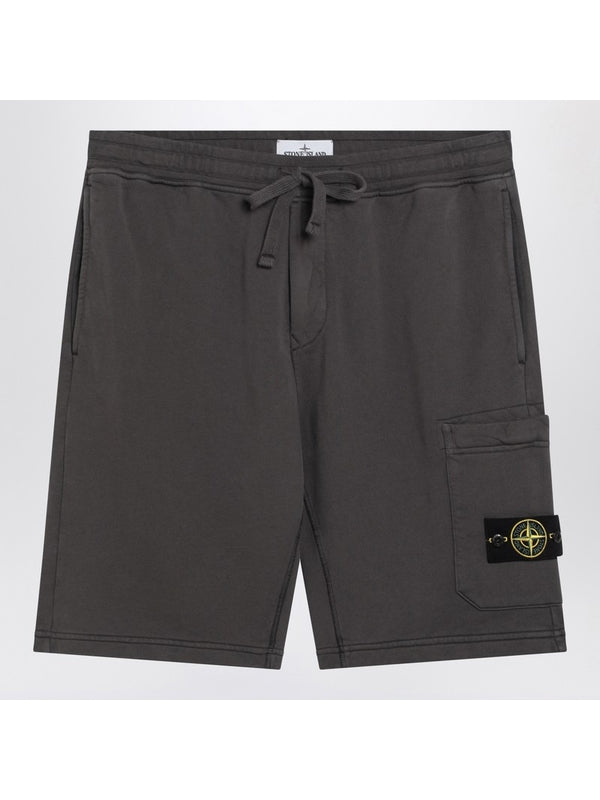 Wappen Patch Cotton Bermuda Shorts
