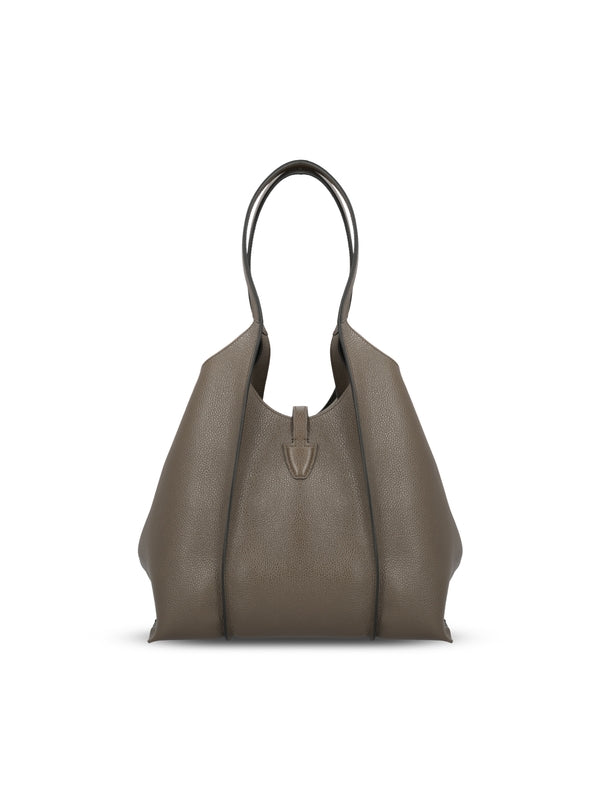Tod'S Grey Tote Bags