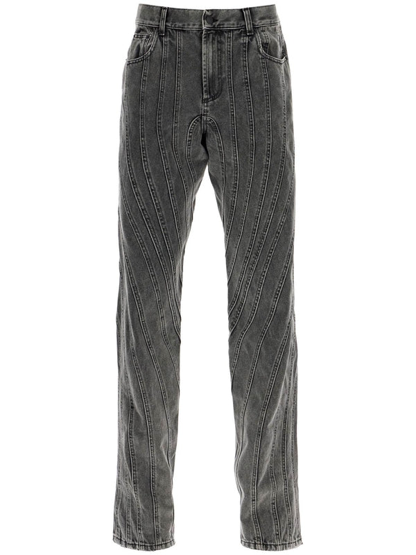 Spiral Wash Denim Pants