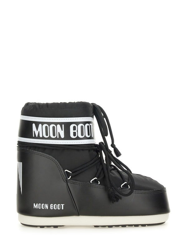 Moon Boot Black Lace-Up Boots