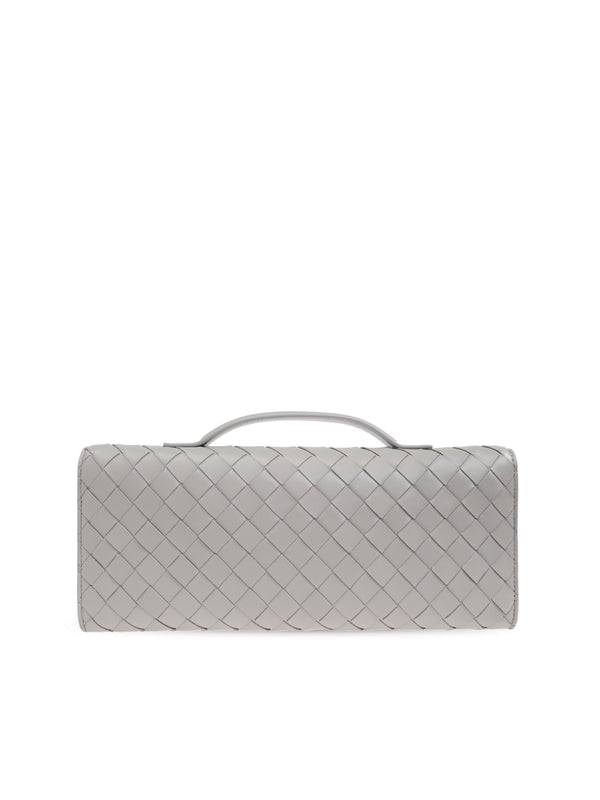 Andiamo Leather Long Clutch
  Bag