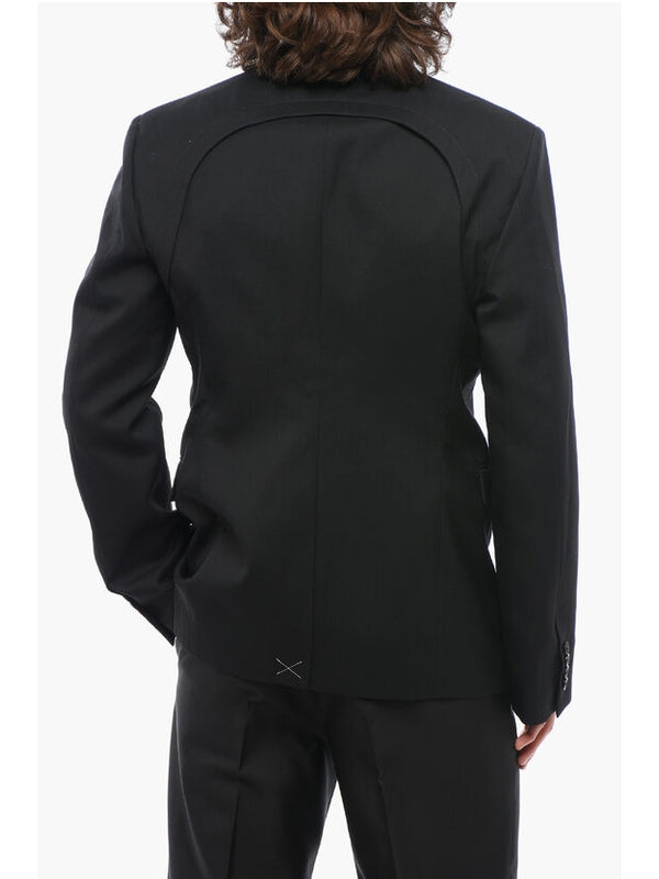 Alexander Mcqueen Black Tailored Jackets