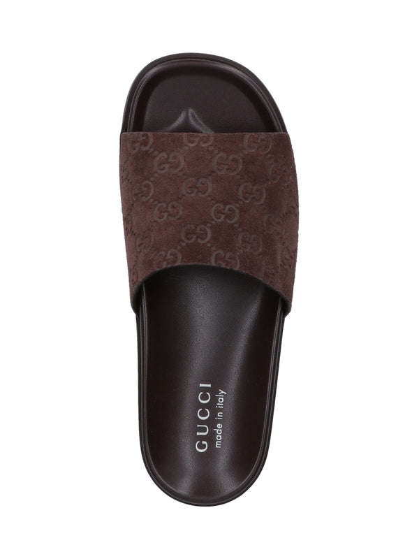 Gucci Brown Slides