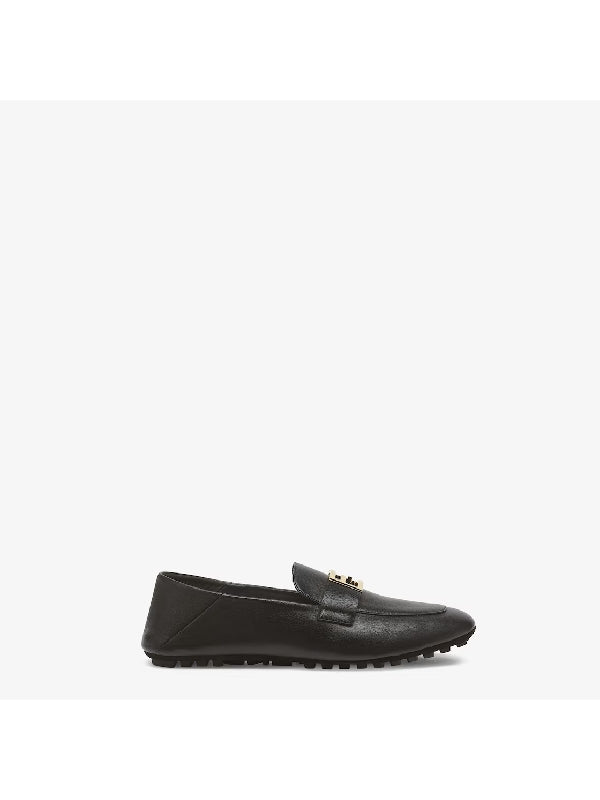 Fendi Flat shoes Black Driving Shoes