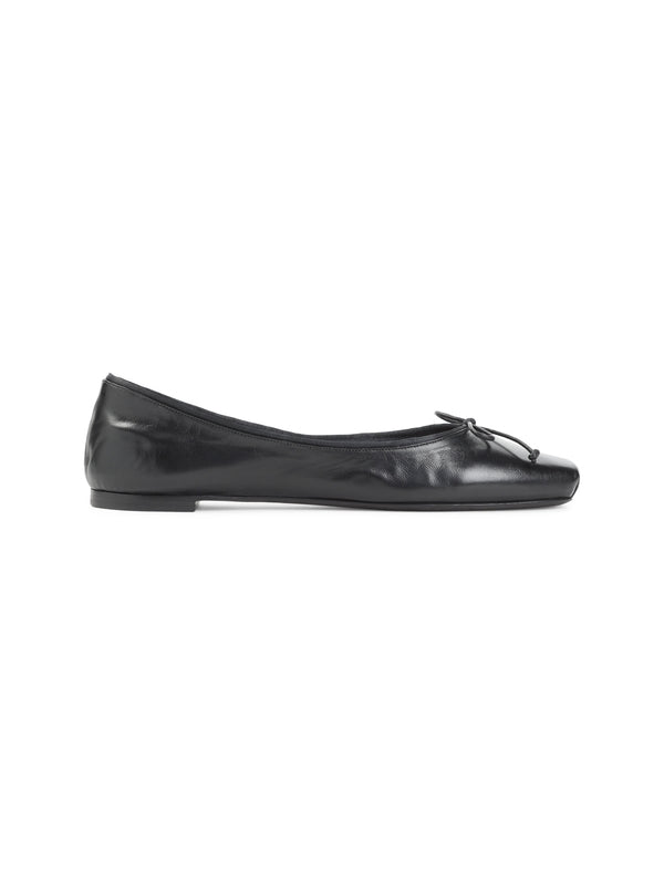 Khaite Black Flat Shoes