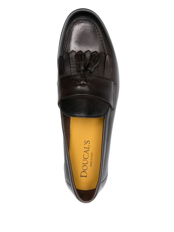 Tassel Detail Calfskin Loafers