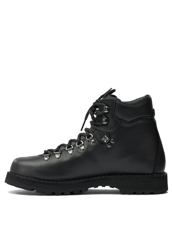 Dieme Black Lace-Up Boots