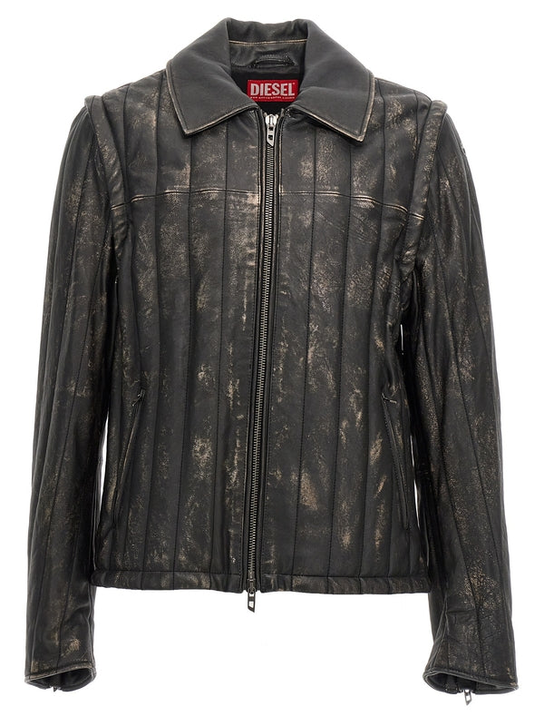 Two-In-One
  Leather Jacket