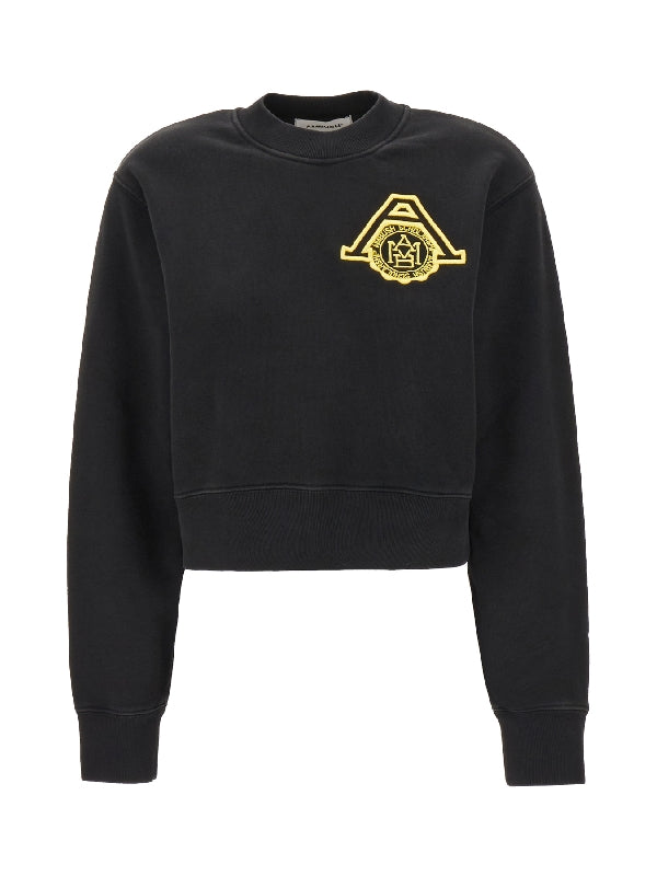 Logo Embroidery Cotton Sweatshirt