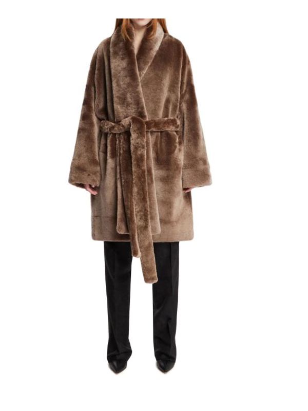 Shearling Belt Coat