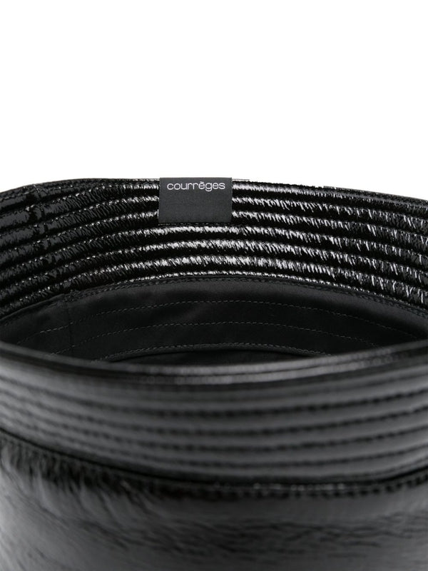 Courrèges - Logo Signature Vinyl Bucket Hat - Jente