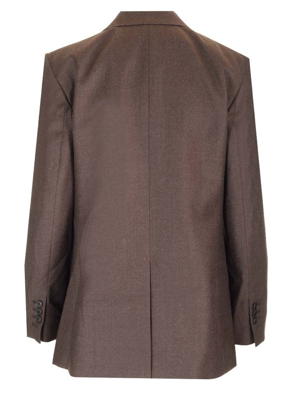 Double-breasted Wool Tailored Jacket