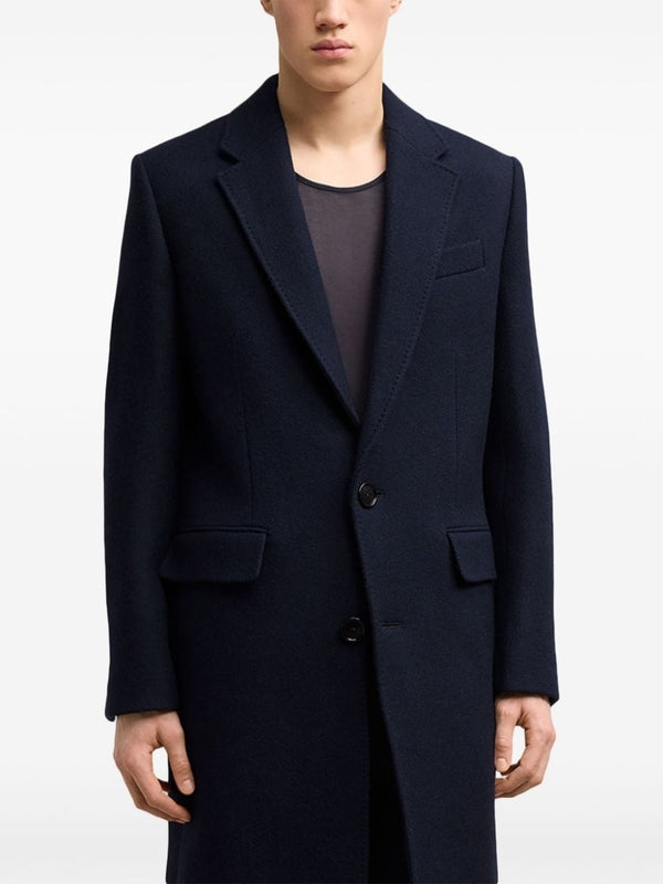 Single Breasted Wool Coat