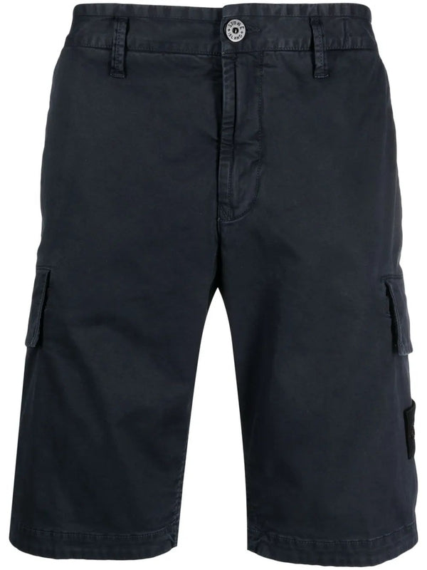 Wappen Patch Cotton Shorts