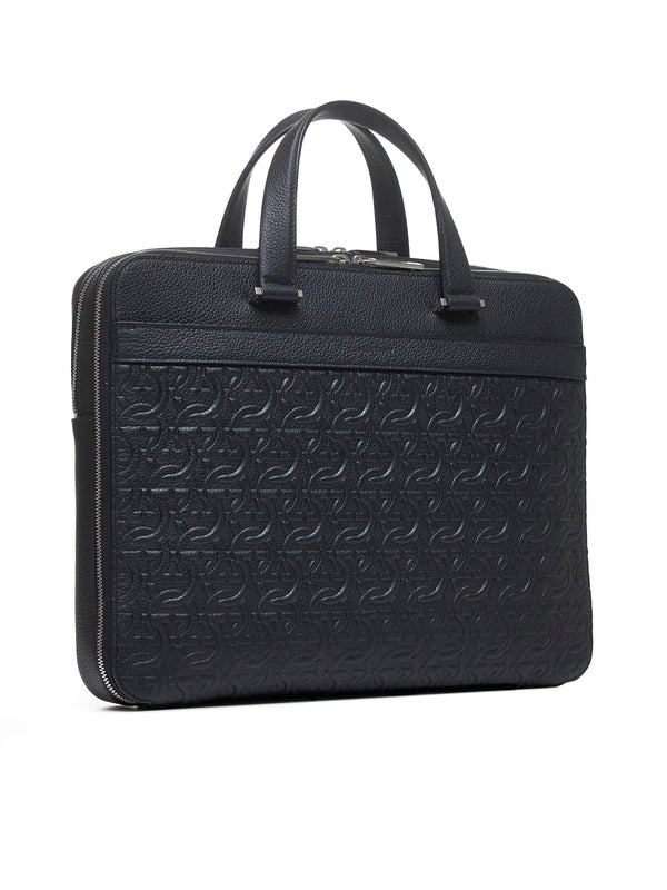 Black Calfskin Tote Bag