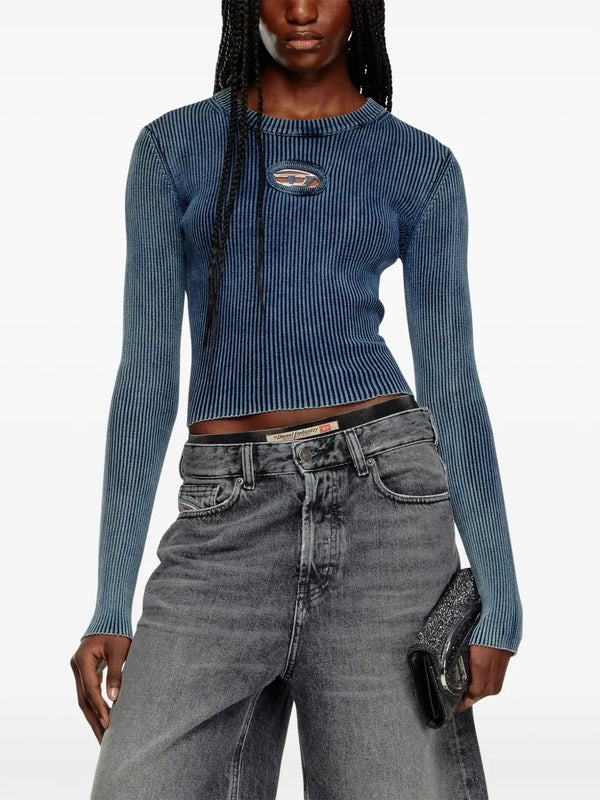 Anchor Cutout Logo Long Sleeve Top