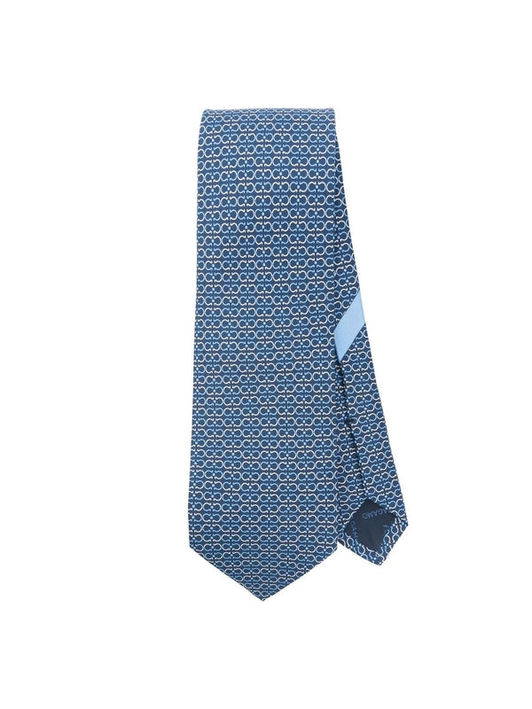 All-Over Gancini Logo Printing
  Tie