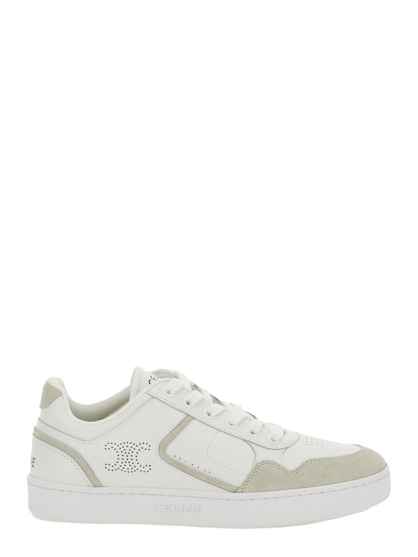 Ct 10 Triope Logo Leather Low-Top Sneakers