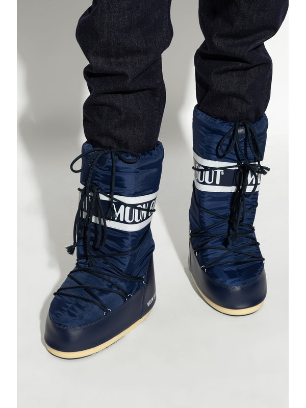 Icon Logo Lace-Up Boots