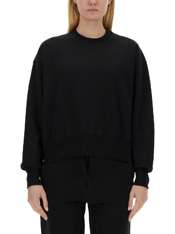 French Terry Boxy Crewneck Sweatshirt