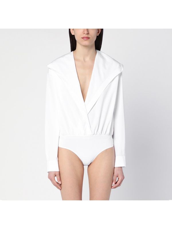 Hooded Shirt Bodysuit