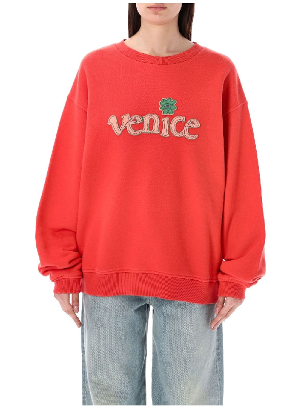 Venice Patch Embellished Sweatshirt