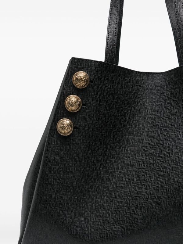 Logo Button
  Leather Tote Bag