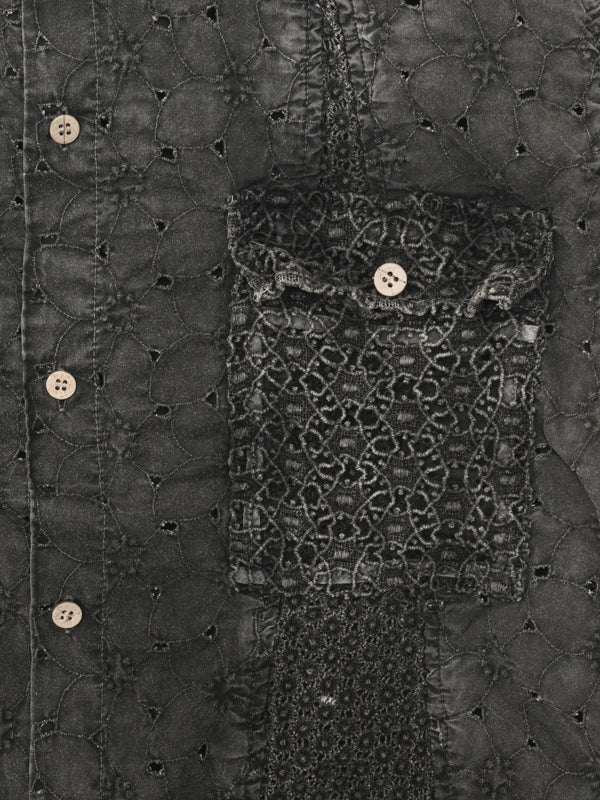 Vintage-Effect Lace Shirt