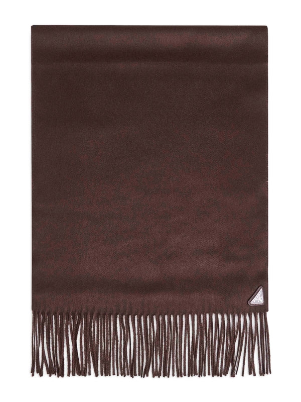 Prada Brown Wool Mufflers