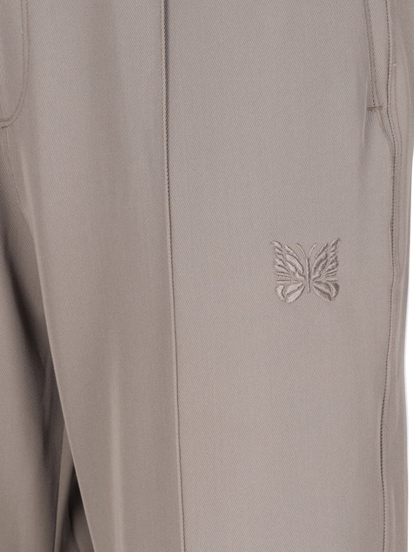 Butterfly Embroidery Track Pants