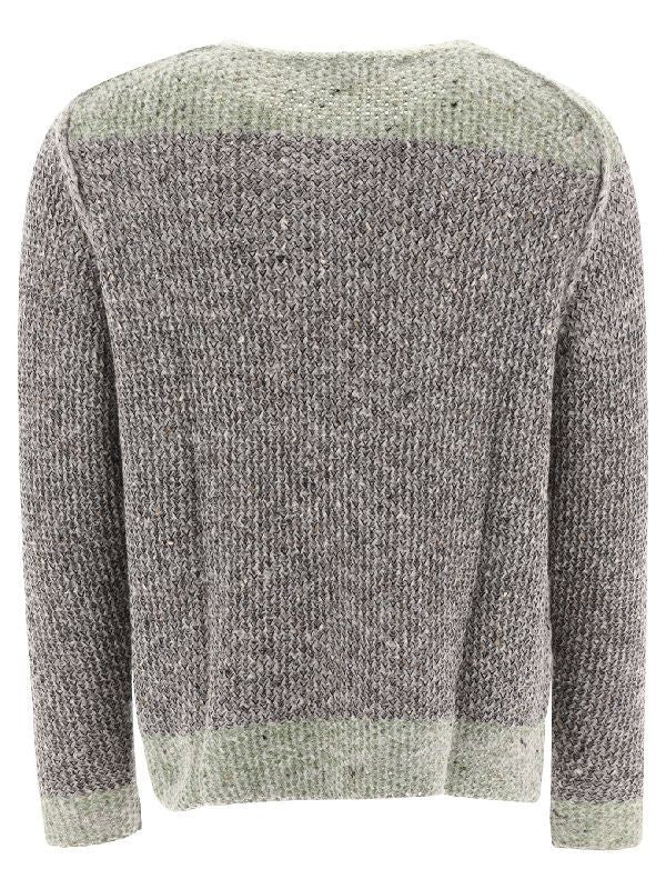 Colorblock Cotton Alpaca Sweater