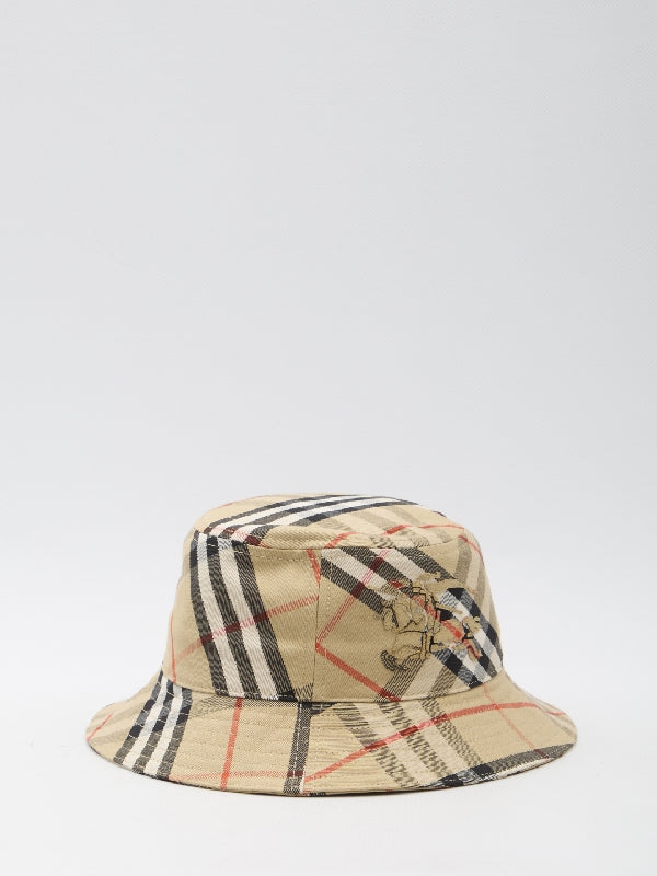 Ekd Logo Check Bucket Hat - Jente