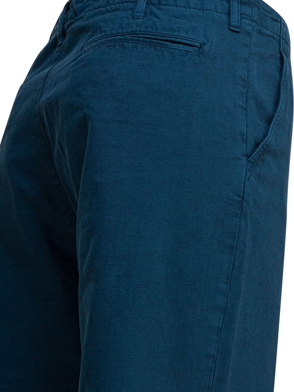 Auralee Product Dyed Finx Gabardine Blue Pants