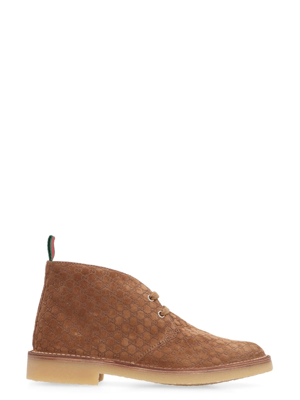 Gucci Brown Desert Boots
