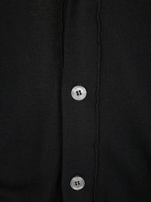 V-Neck Cotton Blend Cardigan