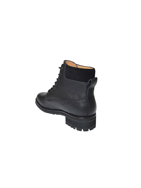 Polo Ralph Lauren Black Lace-Up Boots